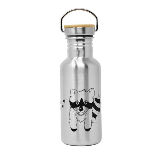 ECOtanka Limited Edition Racoon 0,6l miniTANKA – Edelstahl Trinkflasche für Kinder