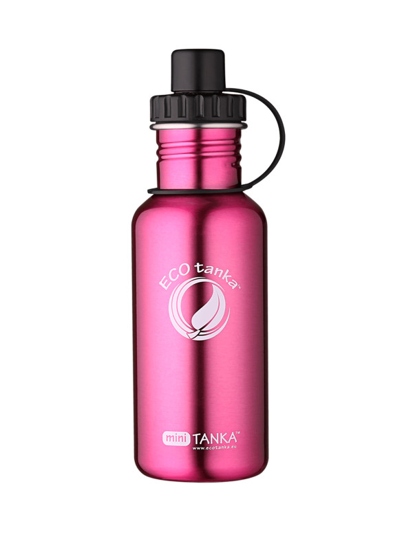 ECOtanka 0,6l miniTANKA Pink – Edelstahl Trinkflasche für Kinder